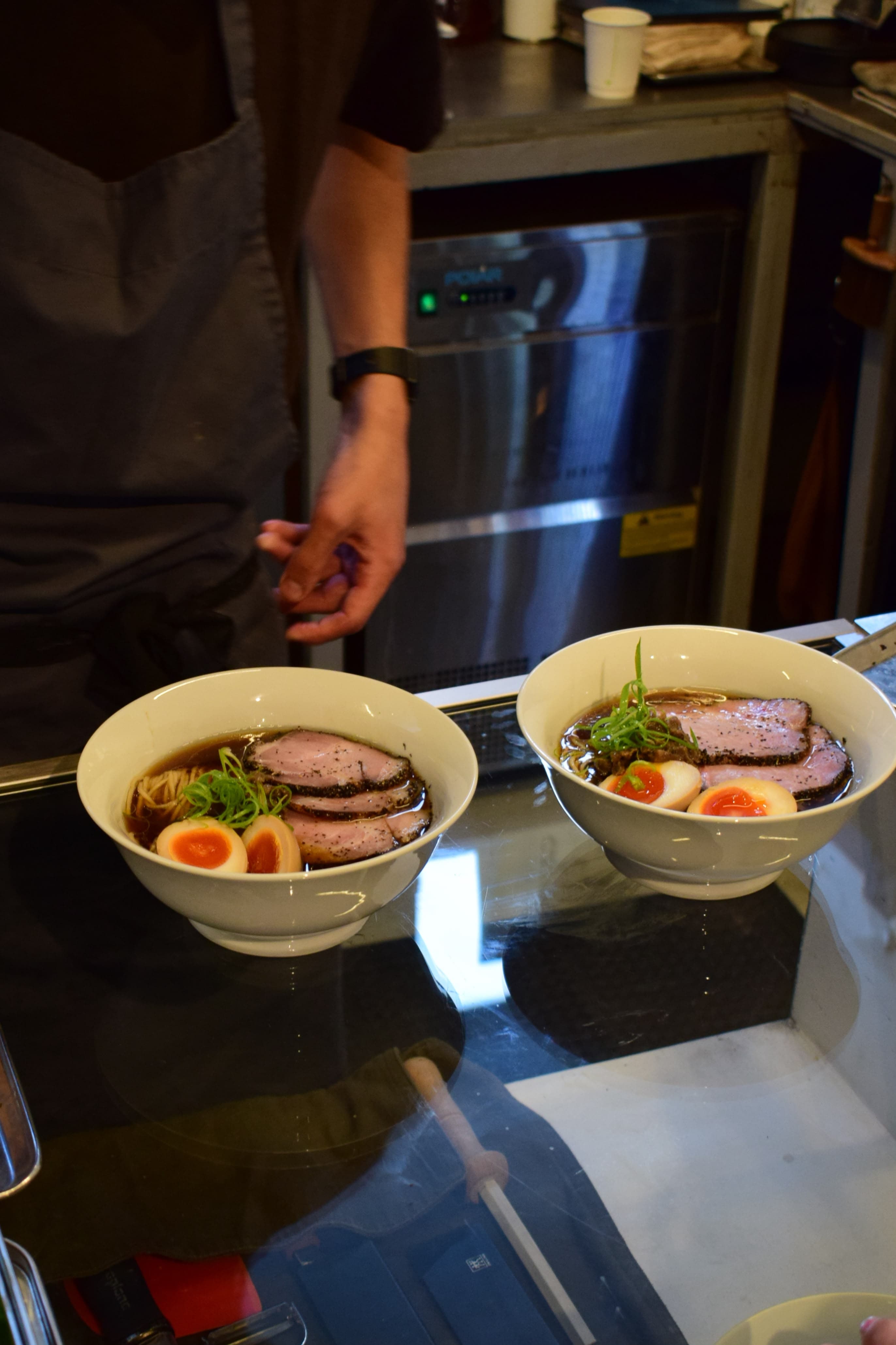 Two bowls of ramen